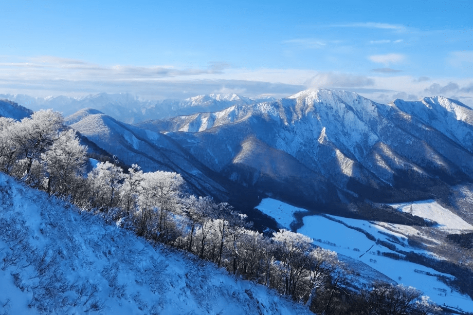 冬のゴンドラからの景色