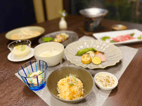 【ベストレート保証】〜夕食付プラン〜 体がととのう健康会席～癒やしの古民家温泉ステイ（朝食無し・夕食のみ）