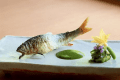 [French restaurant Cadre] An innovative course featuring Kuzuryu sweetfish and seasonal Hokuriku delicacies <Obon Festival>