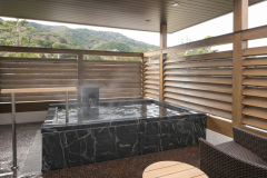 【ガーデンヴィラ】専有露天風呂付ツインC 温泉露天風呂付テラス