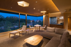 【ガーデンヴィラ】専有露天風呂付ツインC リビングルーム