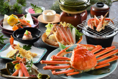 夕食一例｜蟹づくし会席