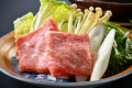 夕食一例｜牛しゃぶ煮（チョイス料理⑥）