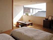 一番広い和洋室「浜撫子」広い窓