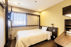 【スタンダードセミダブル】出張・一人旅に！140cmのベッドで快適ホテルステイ。
