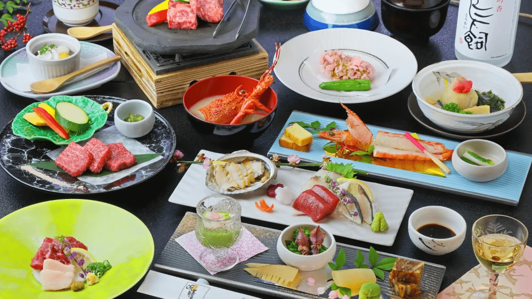 新)☆分け合う和洋会席プラン☆異なる食事をご提供♪