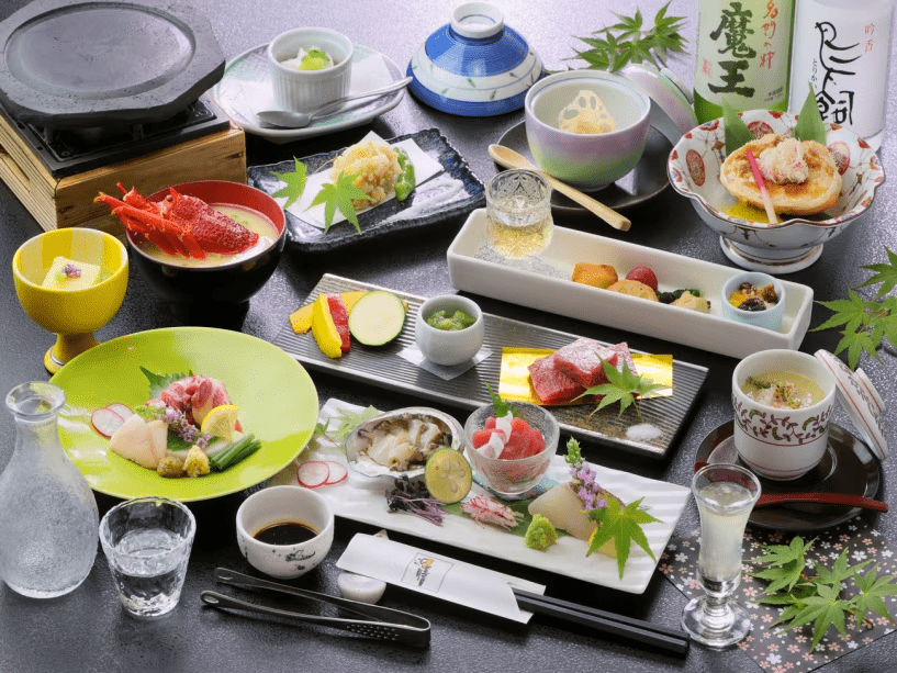 新)☆分け合う和洋会席プラン☆異なる食事をご提供♪ 新)☆分け合う和洋会席プラン☆異なる食事をご提供♪