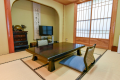 【No Smoking】Half-open-air bath with free-flowing hot-spring water,Japanese/Special room 10 tatami (room for 2-5 persons)