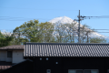壱の蔵の２階から見える富士山です。春の景色です。
