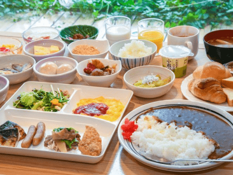 朝食バイキング