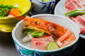 【米の娘ぶたしゃぶしゃぶ膳】新鮮な海の幸もご堪能ください