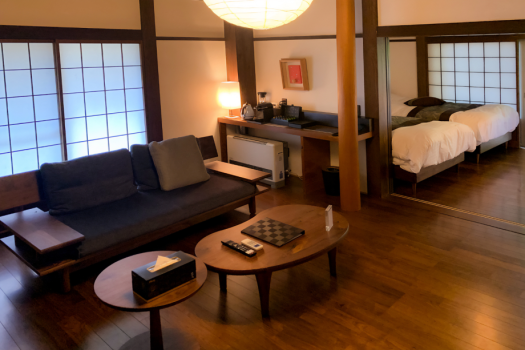 「別館」A型 ＜源泉不斷供應的客房露天溫泉及內浴池＞