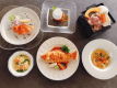 男鹿産椿サーモンと和牛なまはげを味わうコース料理と地酒の飲み比べ「男鹿の食堪能プラン」