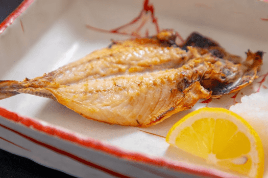 【朝食一例】香ばしく焼き上げた鯖の干物