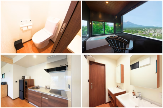 【富士山ビューお風呂2つ付/一棟貸】バルコニーヴィラ(最大8名) 【富士山ビューお風呂2つ付/一棟貸】バルコニーヴィラ(最大8名)