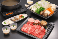 【スタンダード】お肉&ぽん酢で楽しむ『しゃぶしゃぶ』(夕朝食付　夕食:しゃぶしゃぶ)