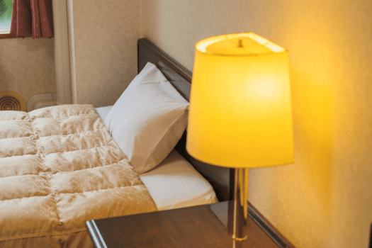 【Deluxe Japanese-Western Style Room】Western-style bed + Japanese-style room, with bath and toilet / Non-smoking