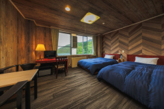 【スタンダードツイン】洋室　21㎡　バス・トイレ付／禁煙