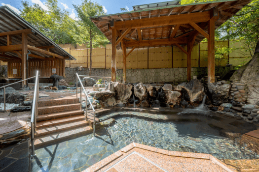 露天風呂（一例）　秋保の湯