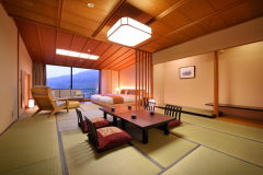 【和洋室】３階～５階　和室12畳＋ツイン（禁煙） （一例）