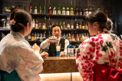 夕食ビュッフェドリンクカウンター