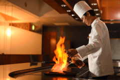 櫻離宮鉄板焼“なとり川”鉄板焼きイメージ