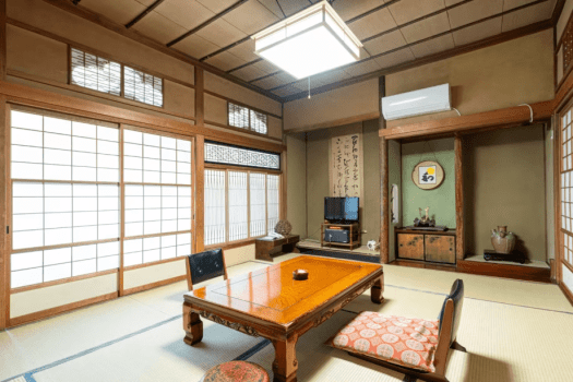Japanese-style 10 tatami mats with bath and toilet