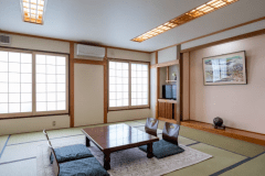 Two connected Japanese-style rooms