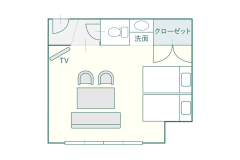 *【FORESTview湖畔側/和洋室】2023年にリニューアルした、当館唯一の和洋室