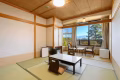 *【LAKE&FORESTview湖畔側/和室8畳】当館の最上階に位置する、広縁付きのお部屋