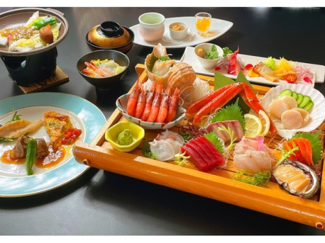 羽幌海席膳プラン（夕食例）