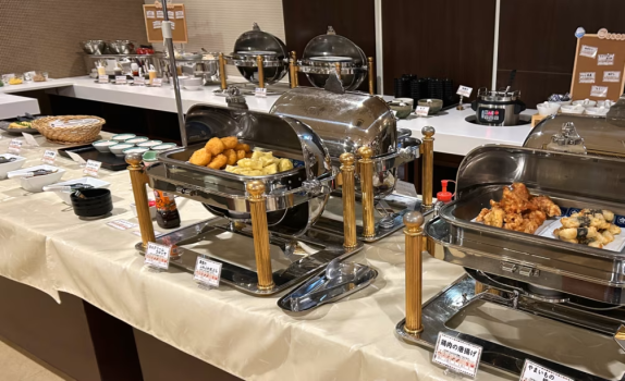 朝食バイキング