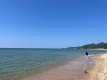 底が見えるほど透き通った初夏の琴引浜