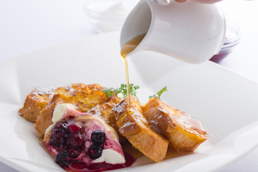 【Garden Cafe】目の前で出来たてのフレンチトーストを（朝食ブッフェ）