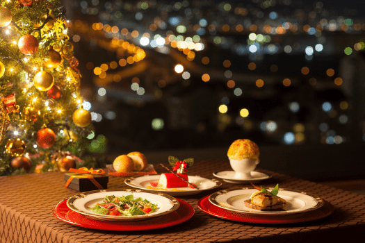 クリスマス限定のペアディナーコース（イメージ）