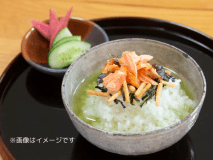 【朝食例】お好きな具材でお茶漬けバイキングをお楽しみください♪（画像はイメージです）