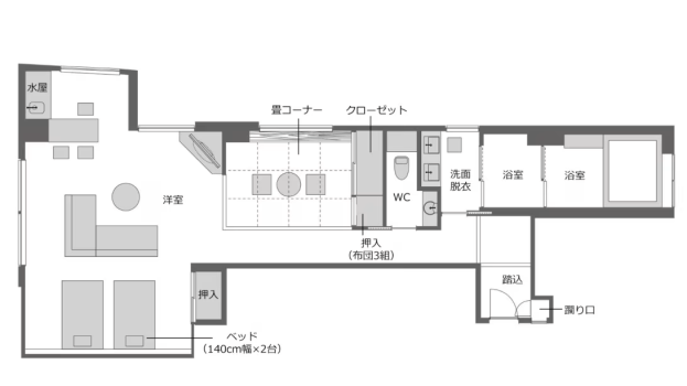 -TENRYO-Ichiryu Suite (100㎡）