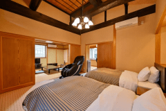 【離れ】特別室-和- 和室とモダン洋室 ～露天岩風呂付～