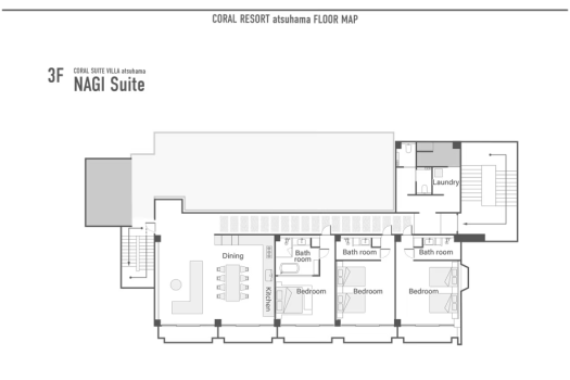 【NEW】NAGI Suite プライベートスイート・ジャグジー CORAL SUITE VILLA atsuhama