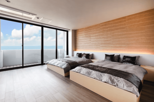 【NEWプレオープン】最大10名 淡路島の絶景プライベートスイートルーム NAGI Suite 全室禁煙 - CORAL SUITE VILLA atsuhama