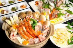 『香川名物"讃岐うどんすき鍋"プラン（+お造り盛り合わせ）』プラン（2食付き）