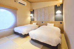 広々内湯の和洋室