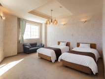 禁煙【洋室ツイン】バストイレ付