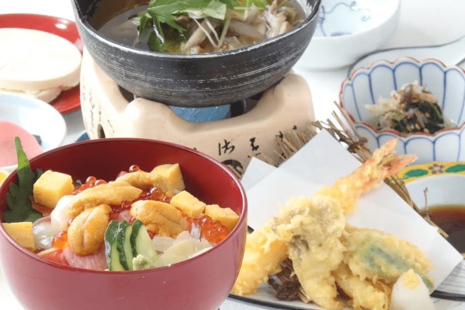 【福袋プラン】海鮮丼と天ぷらと鍋