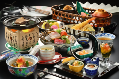 「鮑の踊り焼」地産地消会席