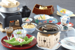 「あわびの踊り焼」お試し会席