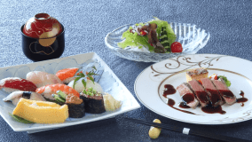 【初夢プラン】ビーフステーキと上にぎり寿司