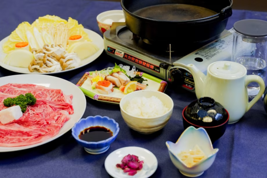 広島ブランド牛「峠下牛」すき焼き