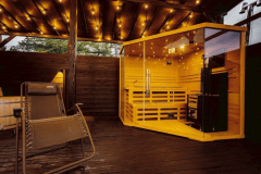 ログハウス【Pom】定員6名〈バレルサウナ付き〉