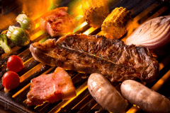 【こだわりBBQ／1人前プラン】新鮮な食材をアウトドアリビングでご堪能！～屋上テラスでゆったり味わう・贅沢ディナー～【1泊2食付・ルームチャージ】